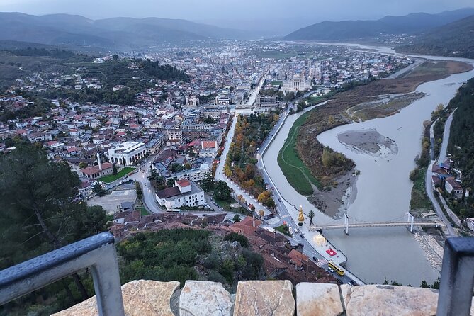 2 Days Tirana, Berat and Castle of Berat Tour - Berat UNESCO town center: Gorica Bridge, medieval streets, and a market pause