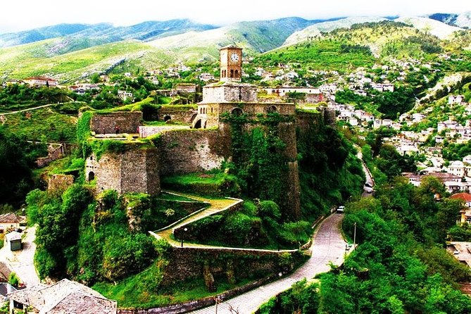 4-Days UNESCO Towns and Albanian Riviera Tour - Gjirokastra bazaar and castle, built for defense and views