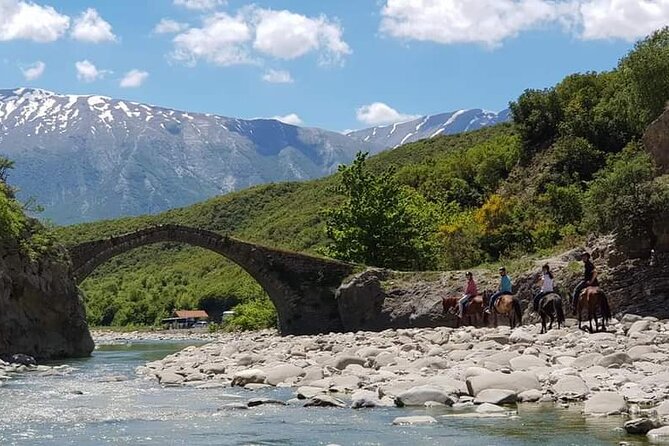 Amazing Horse Riding Experience at Vjosa National Park in Permet - Break time: snacks, fruit, cookies, and local wine