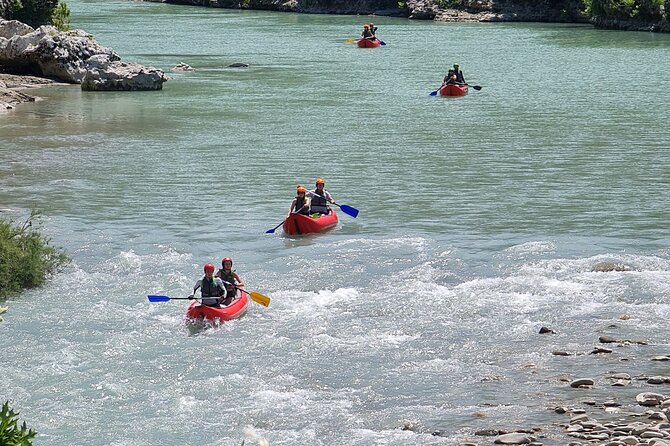 Amazing Rafting Experience at Last Wild Vjosa River of Europe in Permet, Albania - On the water: waves, currents, narrow stretches, and clear views