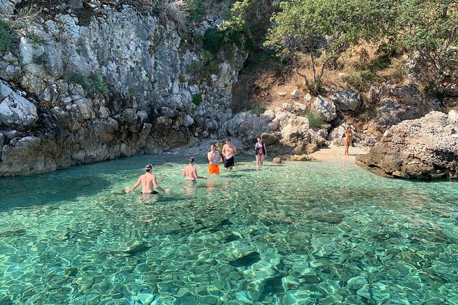 Discover Sazan Island, Haxhi Ali Cave, and Karaburun Hidden Gems - Karaburun Peninsula and Saint Vasil beach: bunker views plus actual downtime