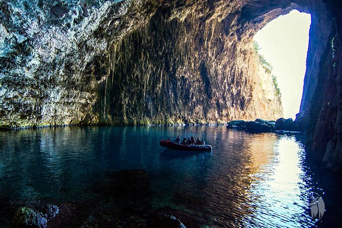 Discover Sazan Island, Haxhi Ali Cave, and Karaburun Hidden Gems - Language and booking: English, mobile ticket, and weather dependence