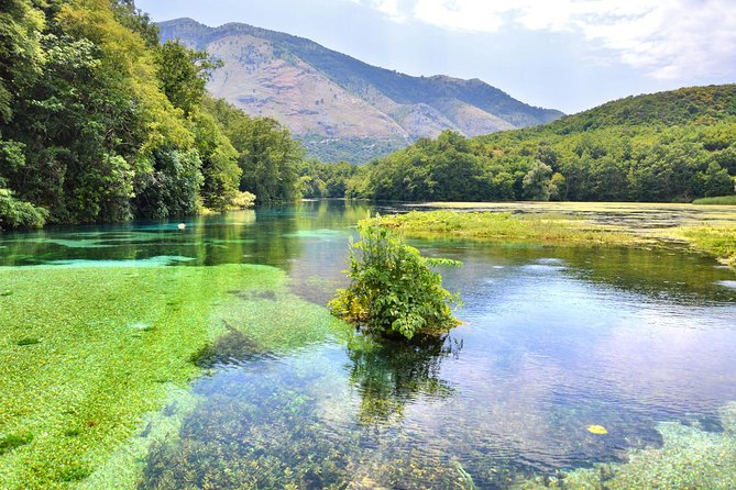 Experience Blue Eye , Lekuresi Castle and Taste Traditional Albanian Wine - The Blue Eye: a 1 km walk to a karst spring with serious color