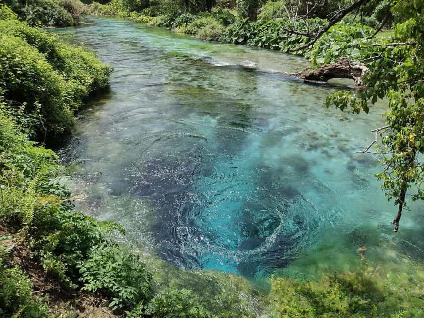 From Durrës/Golem: Saranda, Ksamil, and Blue Eye Day Trip - Blue Eye spring: the chilly, crystal-clear water moment