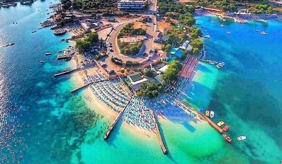 From Tirana/Durrës: Saranda, Ksamil, and Blue Eye Tour - Ksamil and its white-sand beaches with island views