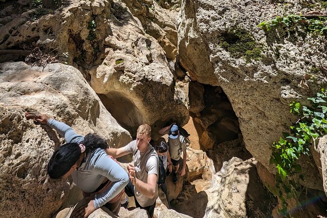 Gorge Walking & Rock Scramble The Canyon of Gjipe - Gjipe Canyon gorge walk: the rock scramble segment