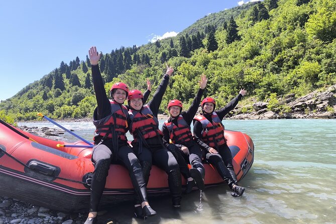 Guided Rafting Tour - Vjosa River National Park - Permet, Albania - Mid-ride swim and a snack: the best pause in any rafting day