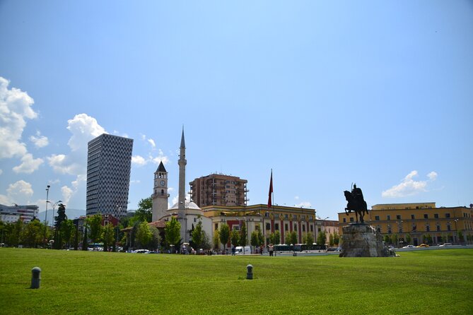 Inside Tirana Walking Tour - Skanderbeg Statue and the big-plaza city plan you can actually see