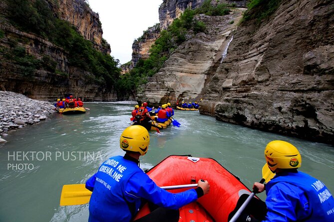 Kayak,Raft,Hiking,Canyon Exploration in Albania -6 day tour - Vjosa River Class 3 rafting near Permet: the adrenaline day that’s still guided