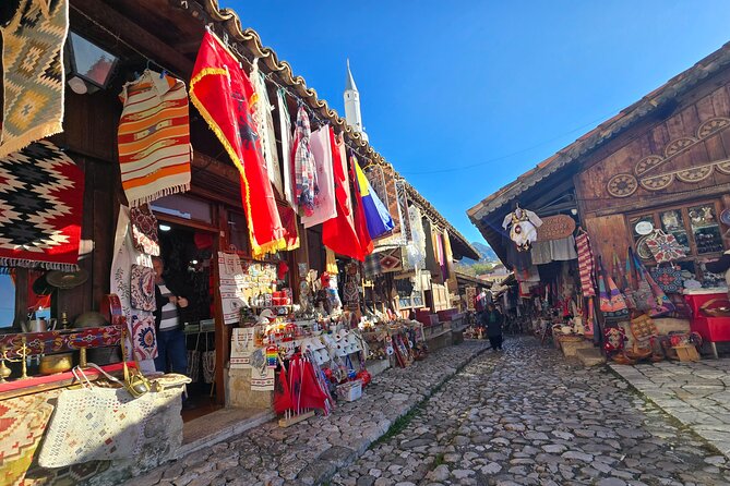 Kruja, Old Bazaar, Museum,Sari Saltik tour from Tirana - Stop 2, Kruja Old Bazaar: 110 minutes to shop, snack, and photo