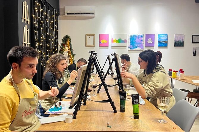 Paint and Wine - Authentic Art Workshop in Tirana - A realistic drawback, based on beginner needs