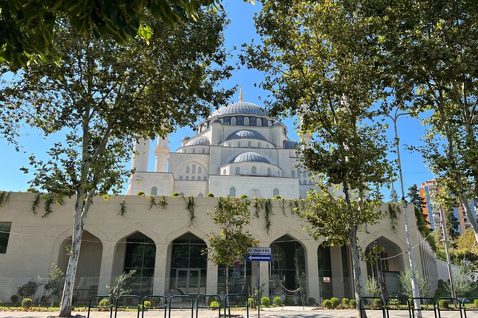 Quick Tour of Tirana - Namazgah Mosque Exterior and Saint Paul Cathedral Interior