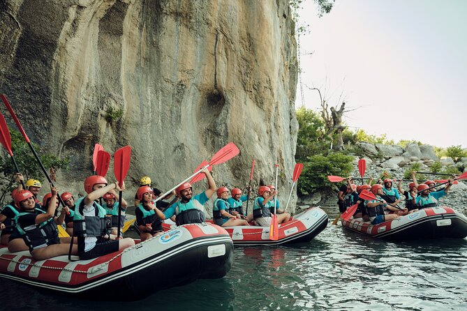 Rafting Tour in Vjosa Wild River National Park - Rock jumps, swim breaks, and the rain that never asks permission