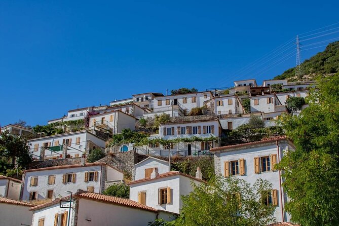 Riviera Tour Borsh-Qeparo-Himare-Porto Palermo-Vuno-Dhermi - Dhërmi: hillside village, new promenade, and nightlife energy