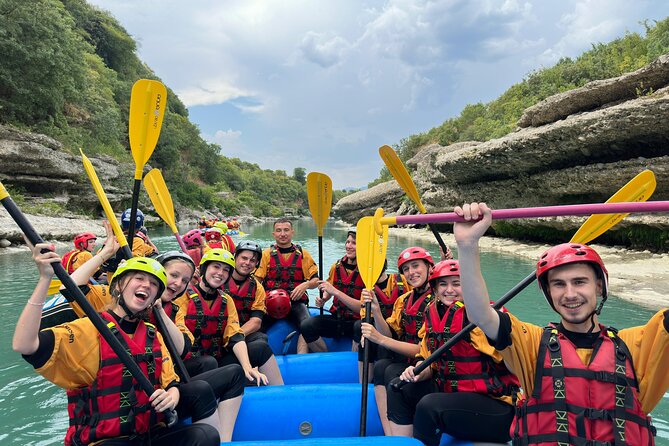 Sarande: Permet 4x4 Tour, Rafting and Thermal baths - Vjosa rafting: provided neoprene, real guidance, and a confidence boost