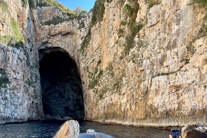 Secret Blue Gem Cave & Grama Bay Boat Tours Vlore - Bristani Bay (Bear’s Bay) and Meguci Bay: two chances to slow down