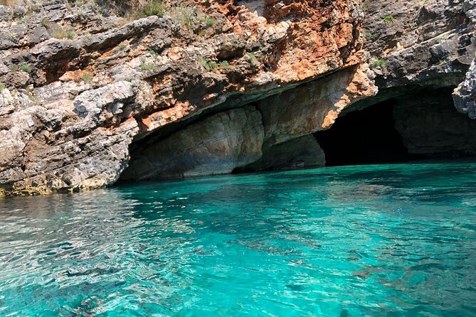 Secret Blue Gem Cave & Grama Bay Boat Tours Vlore - Dafina Cave (Shpella e Dafinës): that blue-light moment you can actually swim in