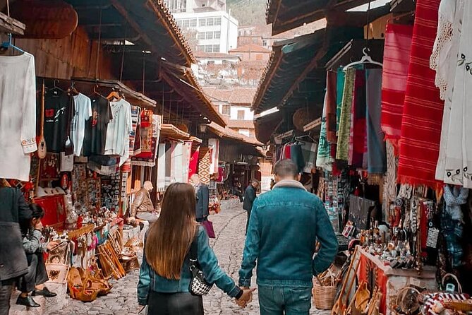 Semi-Private Tour; N. Macedonia, Kosovo & Albania in 4 Days - Kruja in Albania: old bazaar wooden lanes and the castle on its rocky hill