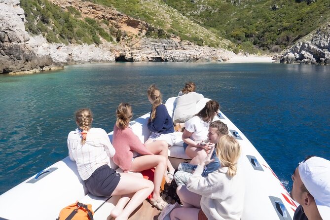 Speed Boat Tour to Vlore's Secret Blue Cave at Grama Bay - Bay of Grama: The Cave of Writings and a Real Time Break