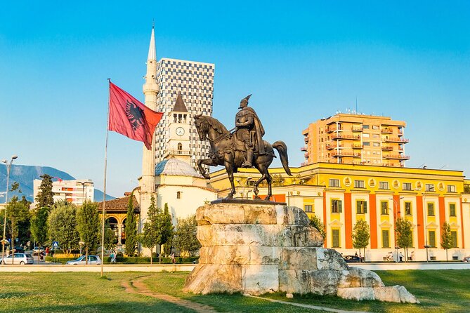 Tirana Bike Tour, History, Culture and Visit to Artificial Lake - Brigades Palace on Weekends: Pantheon Busts and Queen Geraldine’s Church