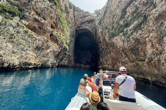Vlore: Speed Boat Trip to Haxhi Ali Cave and Karaburun Peninsula - Entering Haxhi Ali Cave by Boat: Where the Pirate Story Fits the Scenery